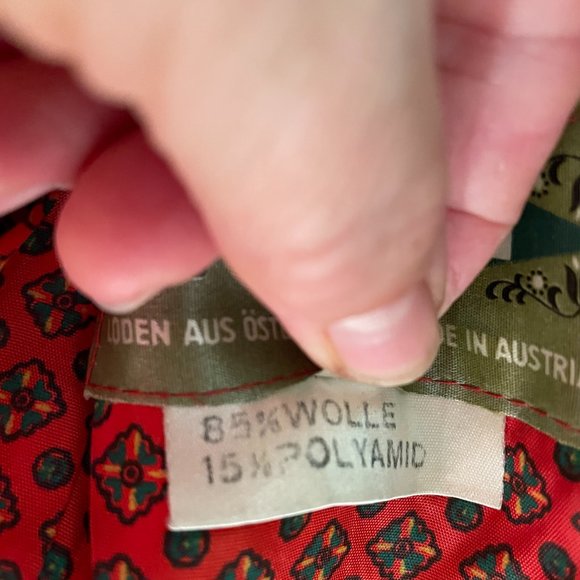 Austrian children jacket in gray wool felt. Vintage HAMO - Picture 2 of 9